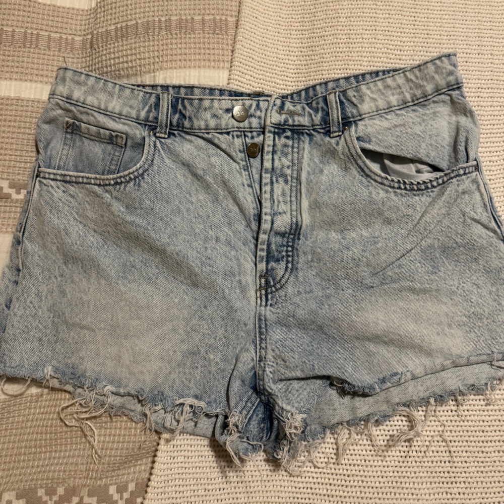 Zara High Wasted Jean Shorts